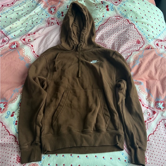 Nike Tops - Nike Chocolate Brown Hoodie